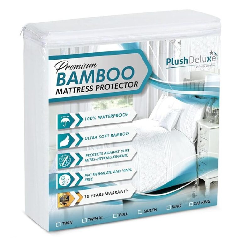 PlushDeluxe Bamboo Mattress Protector up to 22% off Deal