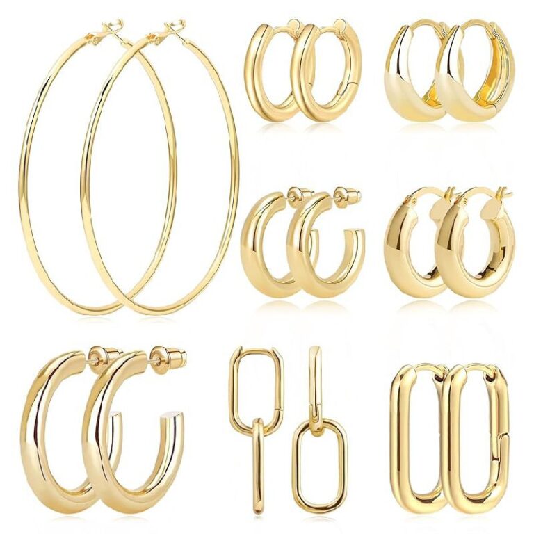 ALIWOLF Gold Hoop Earrings Set up to 20% Off Deal