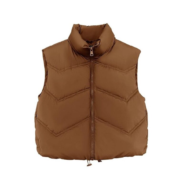 Fazortev Women’s Cropped Puffer Vest – Up to 50% Off Deal