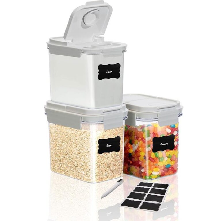 QCHOSWO Cereal Storage Container Set 50% Off Deal