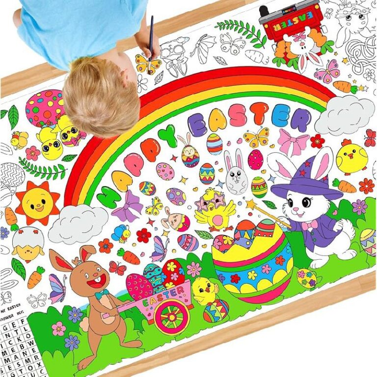 Easter Coloring Tablecloth up to 38% Off Deal