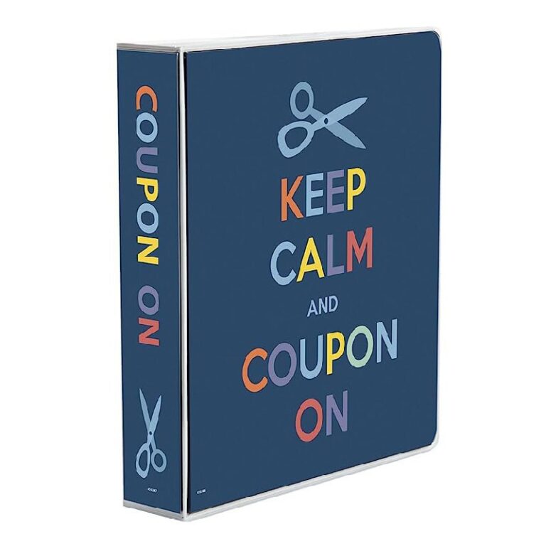 3-Ring Coupon Organizer Binder up to 21% off Deal