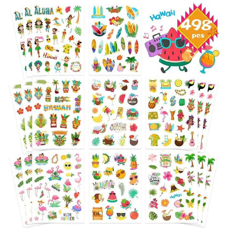 16 Sheets Summer Stickers Up to 50% Off Deal