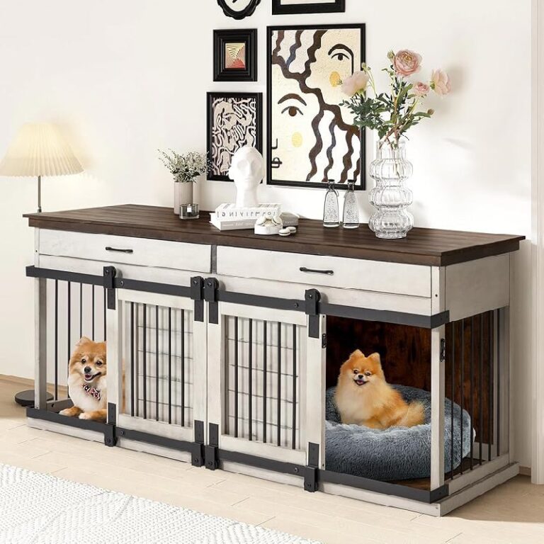 Erinnyees Solid Wood Dog Crate up to 16% Off Deal