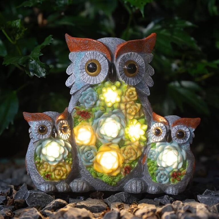 MXwcy Owl Garden Outdoor Statue up to 50% Off Deal