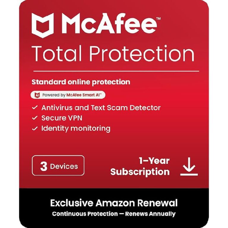 McAfee Total Protection 75% Off Deal