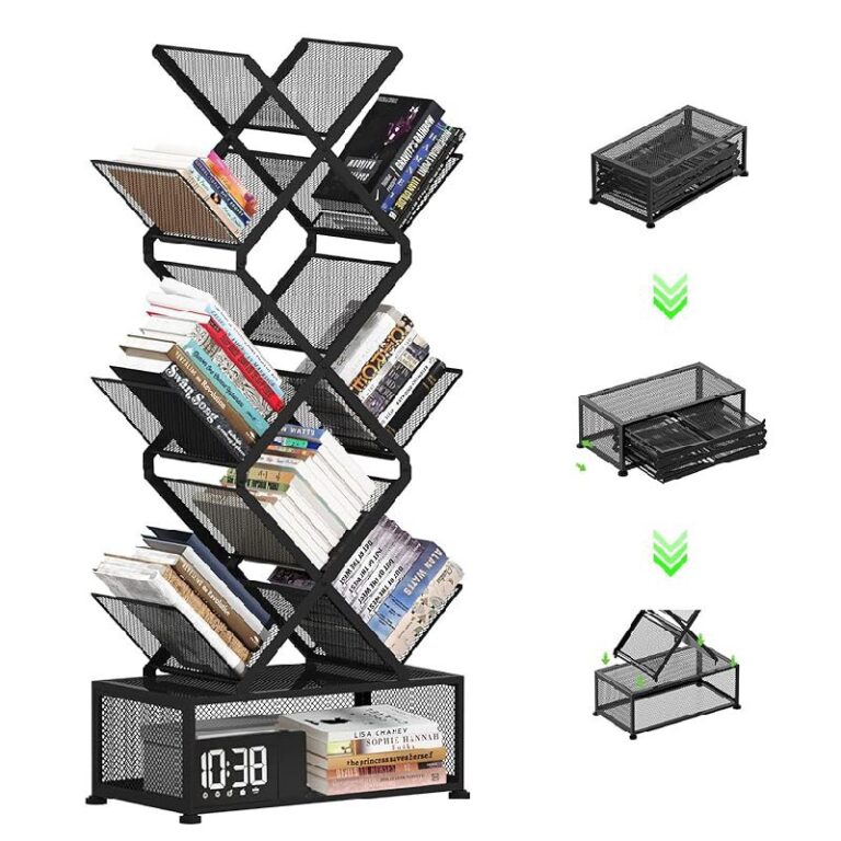 Gintan 9-Tier Corner Bookshelf up to 16% Off Deal