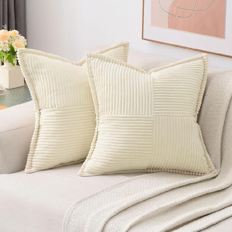 HAUSSY Beige Throw Pillow Covers up to 50% Off Deal