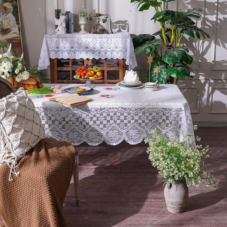 SUTAVIA Lace White Tablecloths up to 20% Off Deal