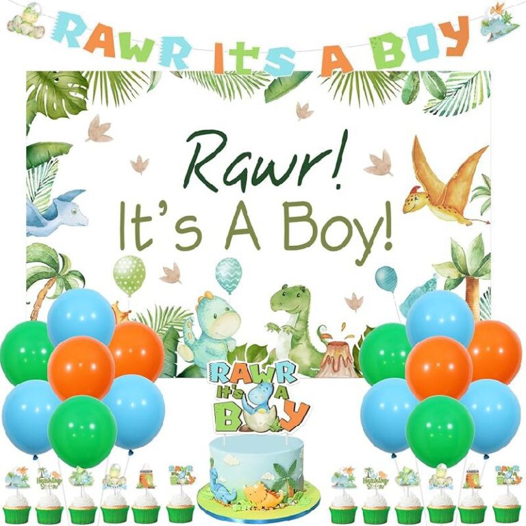 Funmemoir Dinosaur Baby Shower Decorations 61% Off Deal