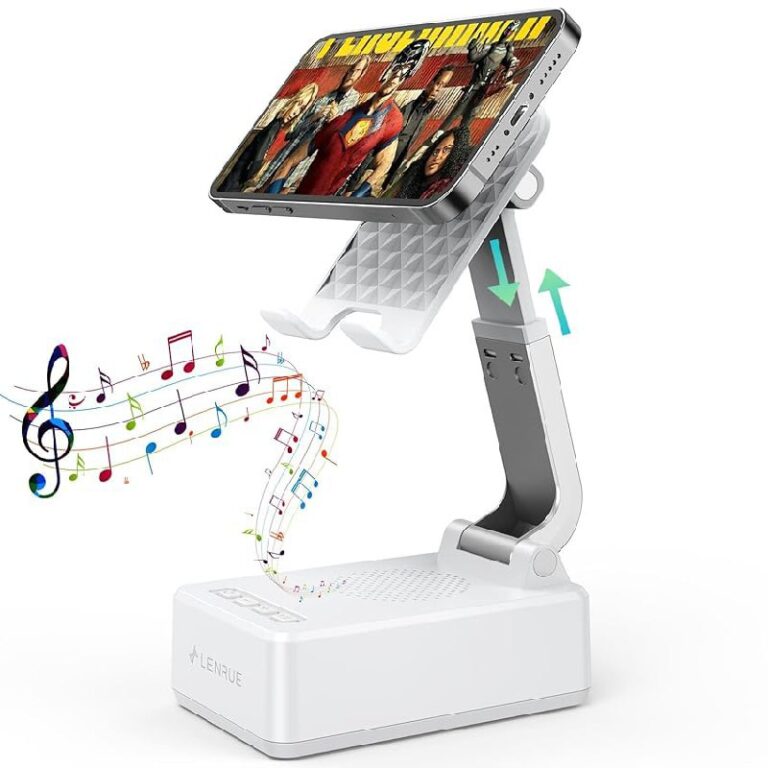 LENRUE Cell Phone Stand Bluetooth – Up to 50% Off Deal