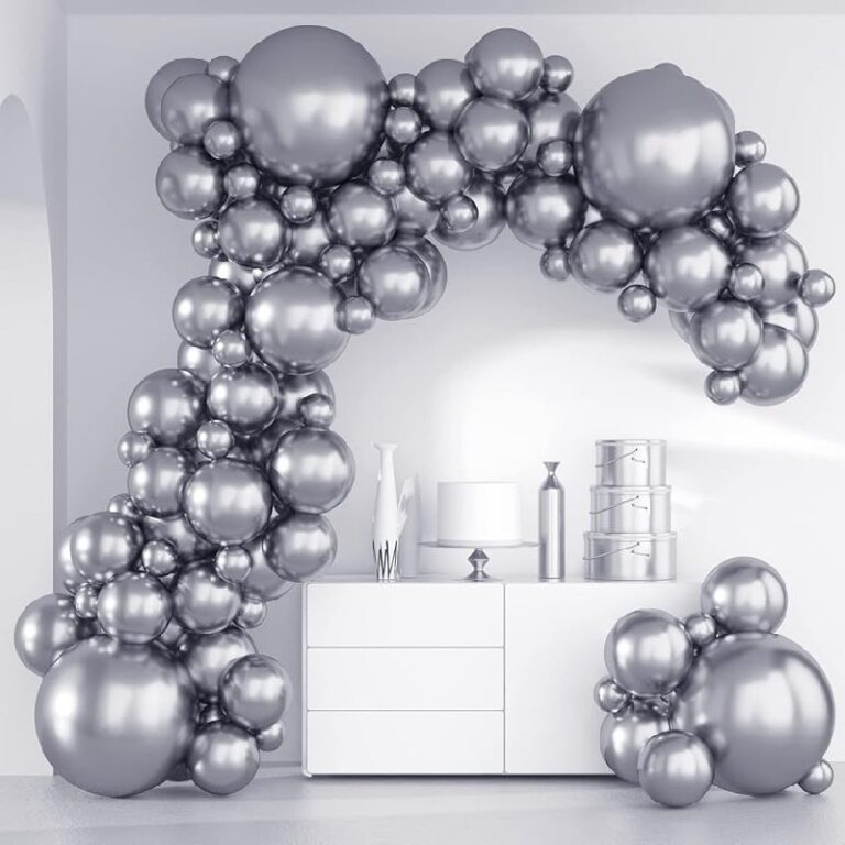 Metallic Silver Balloons up to 50% Off Deal