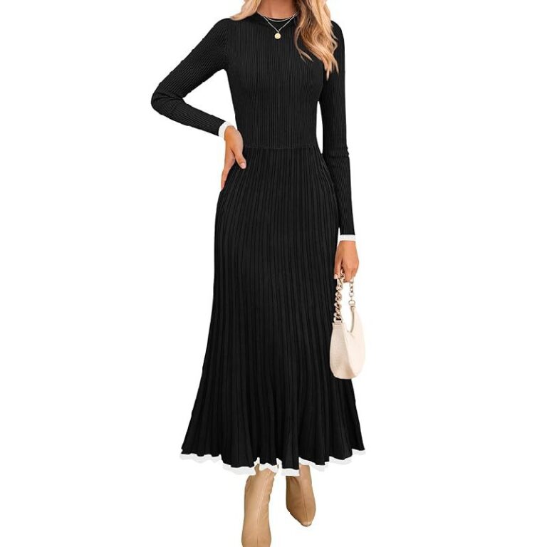 ZESICA Women’s Sweater Dresses Up to 10% Off Deals