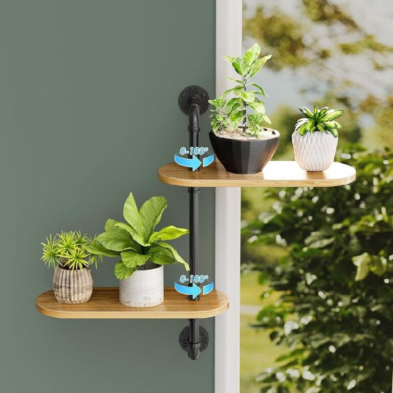 2-Tier Rotating Window Plant Shelf up to 50% Off Deal