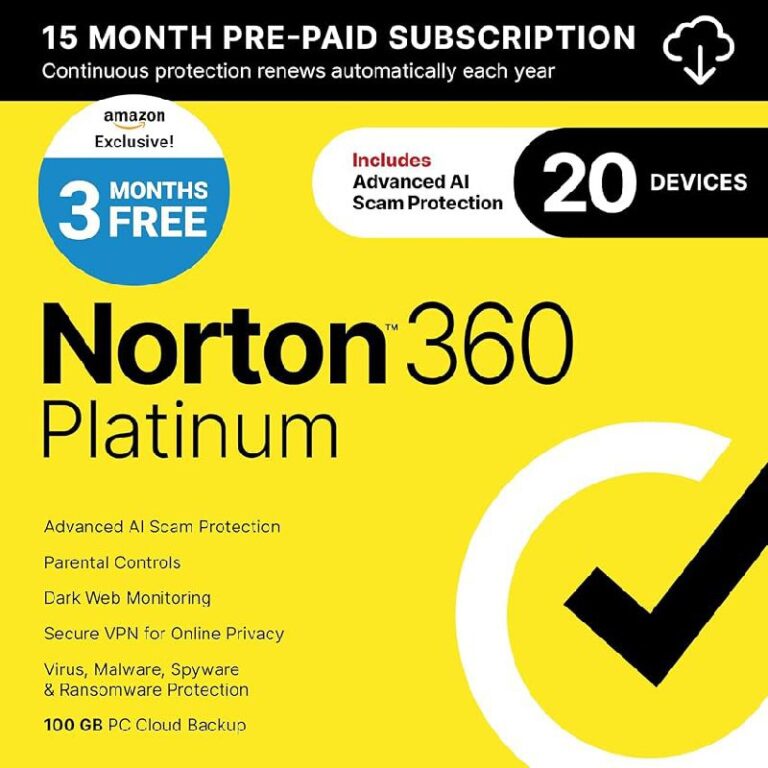 Norton 360 Platinum 2025 up to 69% off Deal