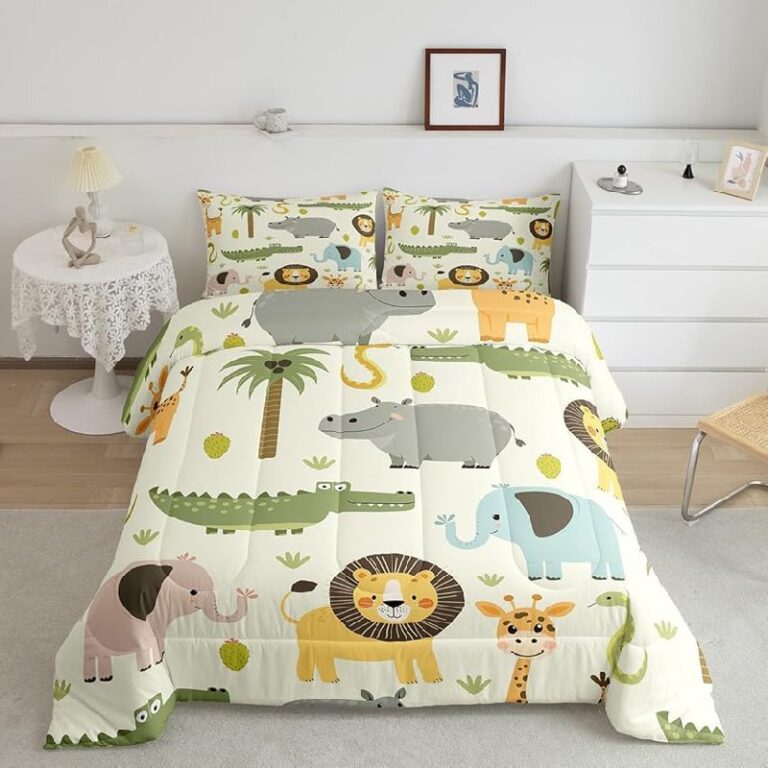 Nursery Cute Wild Animals Bedding Set up to 5% Off Deal