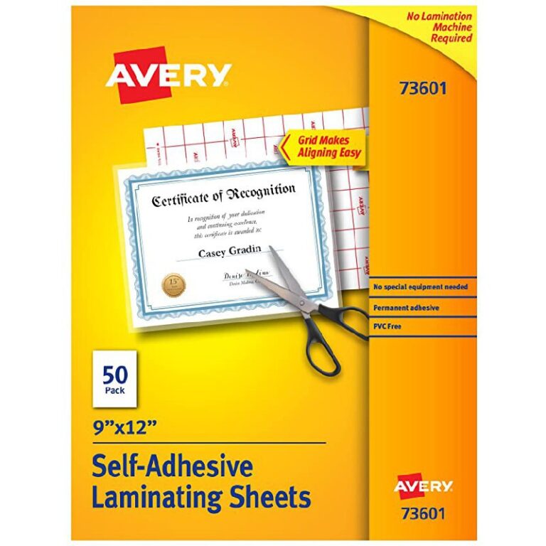 Avery Laminating Sheets up to 59% Off Deal