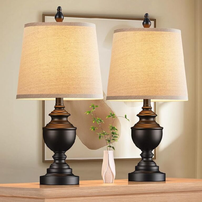 PARTPHONER Retro Table Lamps Set – Up to 20% Off Deal