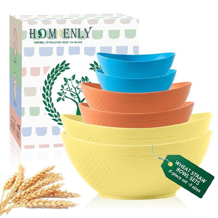 Homienly Wheat Straw Mixing Bowls up to 53% Off Deal