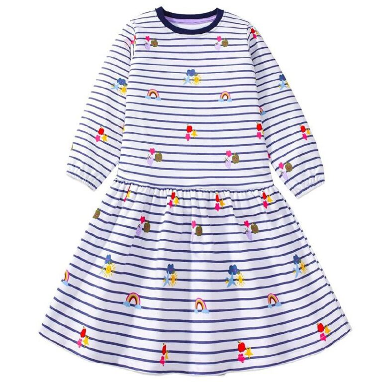 Frogwill Girls Rainbow Sweatshirt Dress up to 50% Off Deal