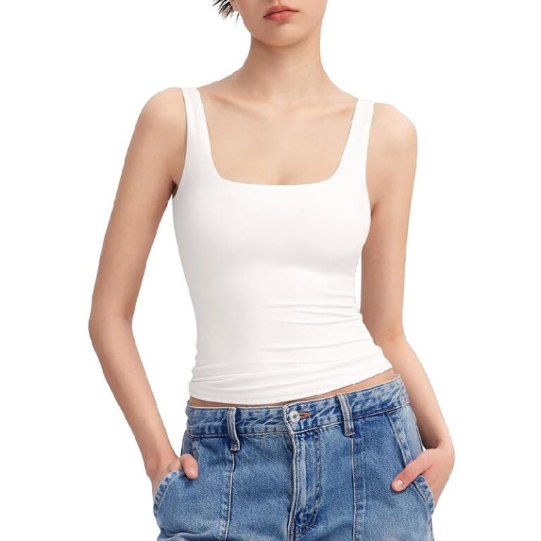 PUMIEY White Tank Tops up to 26% Off Deal