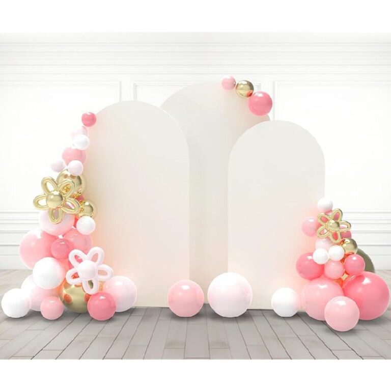 Babenest White Wedding Arch Cover Set – Up to 50% Off Deal