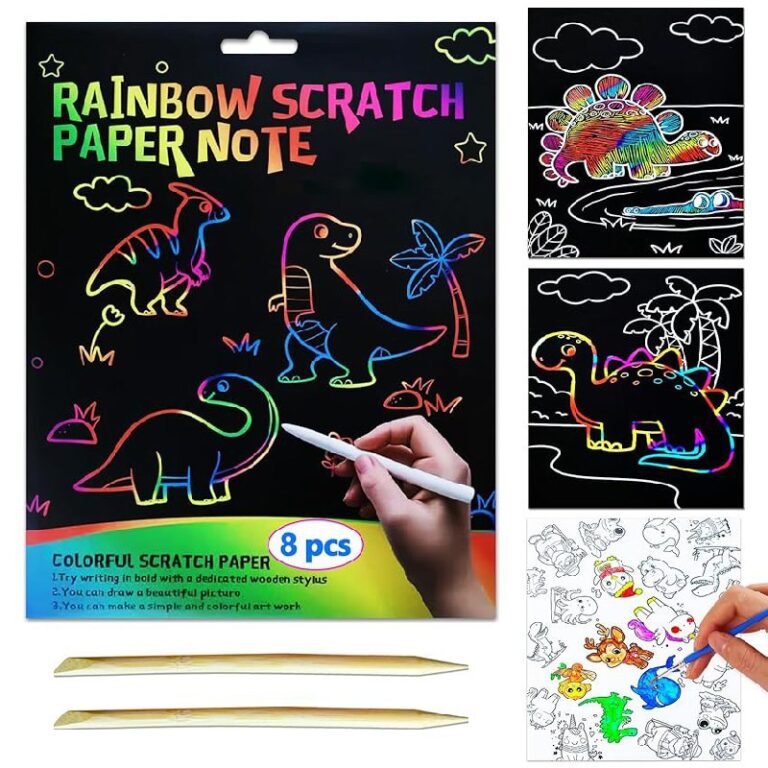 JUNQIU Scratch Art for Kids up to 50% Off Deal