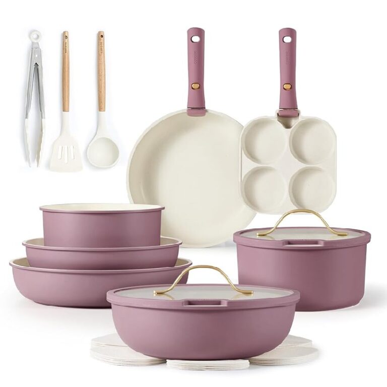 CAROTE 19pcs Cookware Set: Up to 50% Off Deal