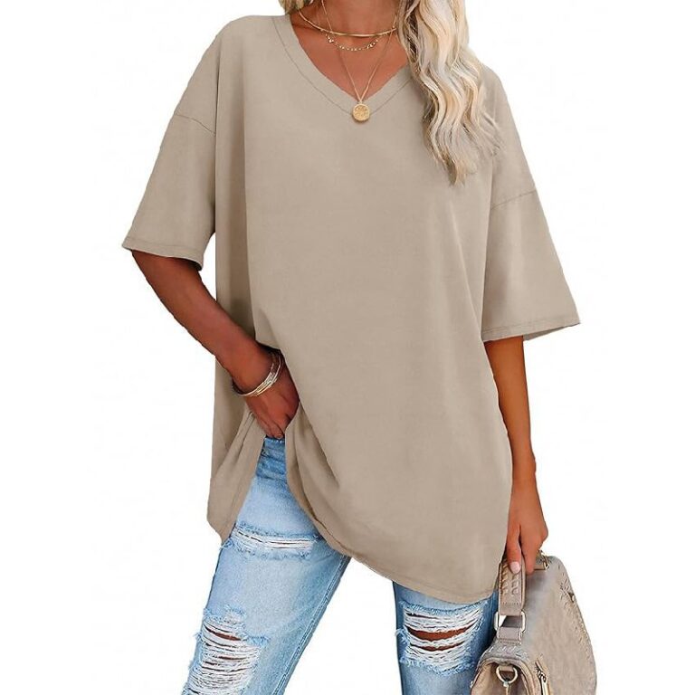 ATHMILE Womens Oversized T Shirts Up to 20% Off Deal