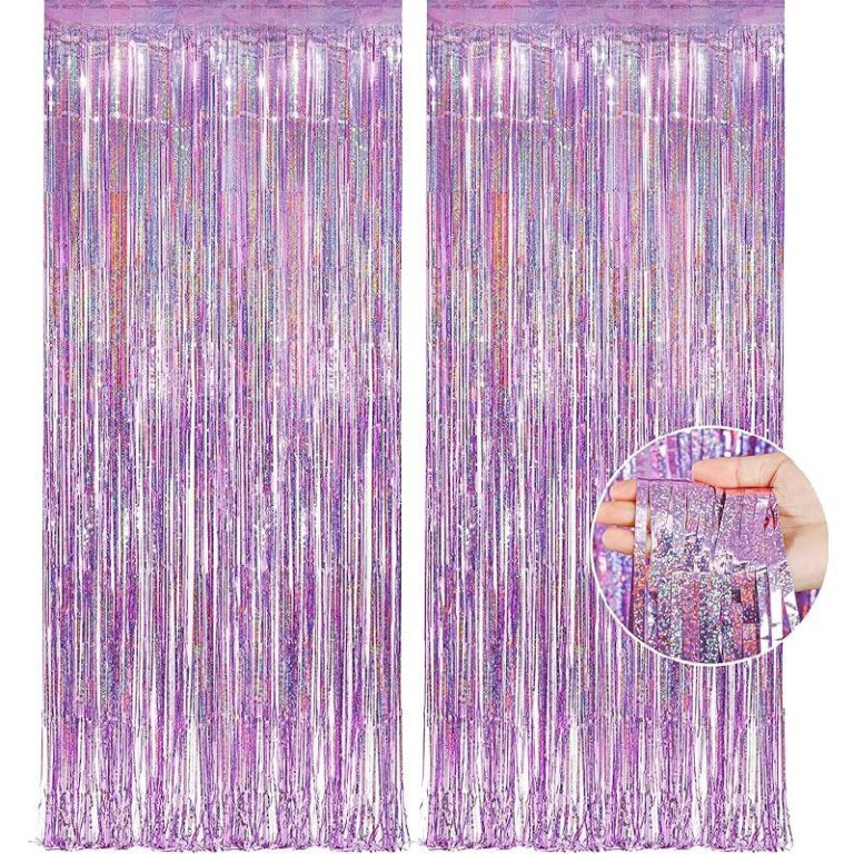 Pink Tinsel Curtain Backdrop up to 40% Off Deal