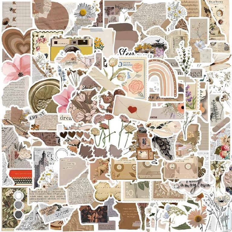 120Pcs Vintage Stickers up to 31% off Deal