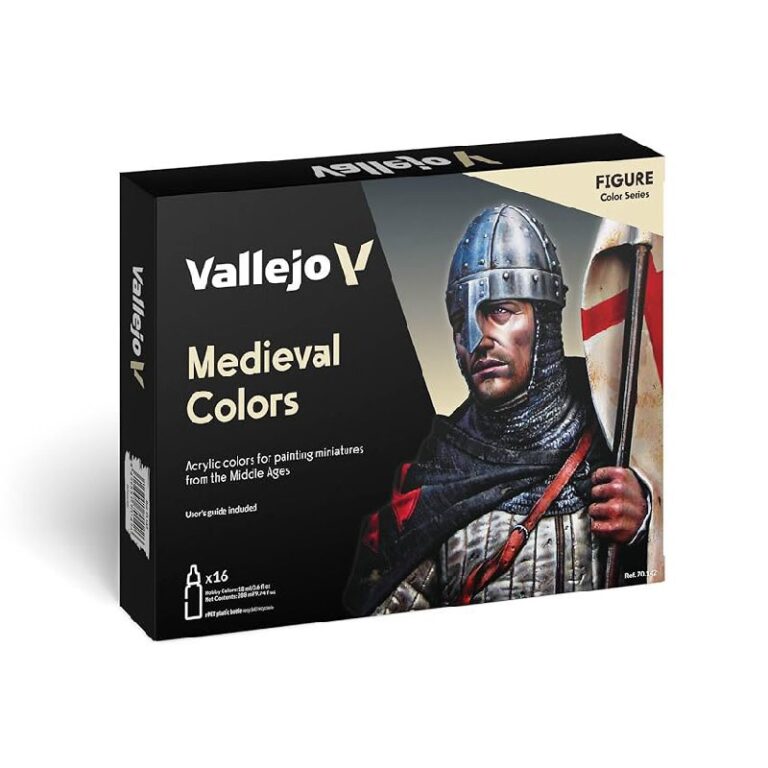 Vallejo Medieval Colors Set up to 15% Off Deal