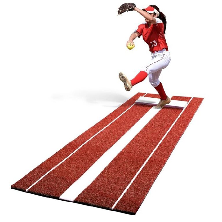 Softball Pitching Mat with Rubber up to 0% off Deal