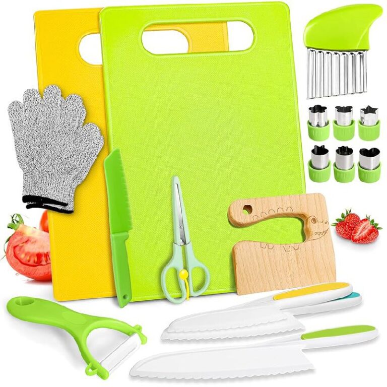 iAOVUEBY 18PCS Kids Knife Set: Up to 5% Off Deal