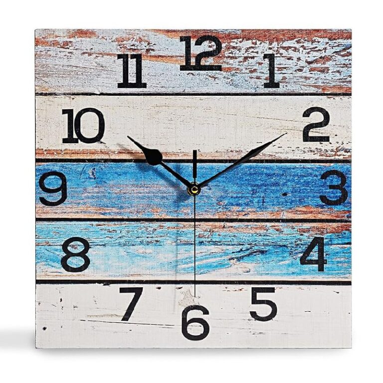 YRUDMBIN Rustic Wall Clock up to 50% Off Deal