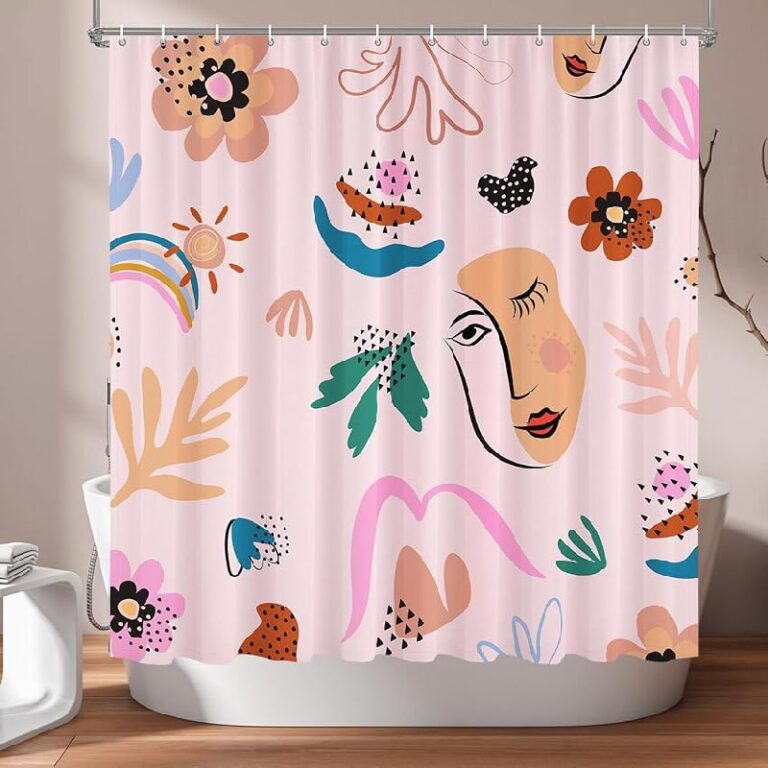 Lokigo Pink Shower Curtain up to 50% Off Deal