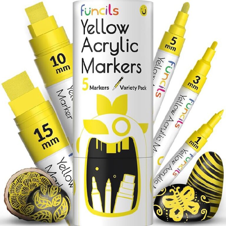 5 Acrylic Yellow Paint Pen up to 50% off Deal