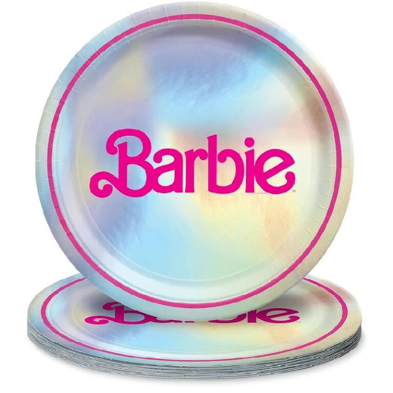 Multicolor Metallic Malibu Barbie Plates up to 53% off Deal