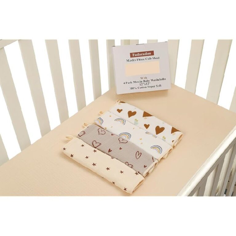 Fadacudan Muslin Crib Sheet: Up to 60% Off Deal