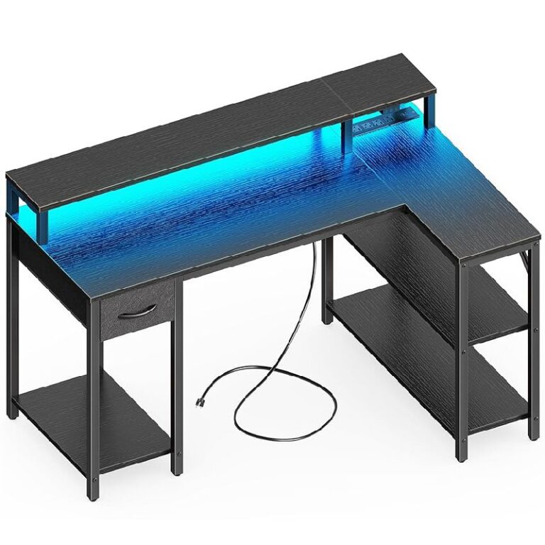 SUPERJARE L Shaped Desk up to 24% off Deal