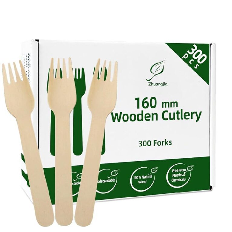 100% Compostable Wooden Cutlery Set 20% Off Deal