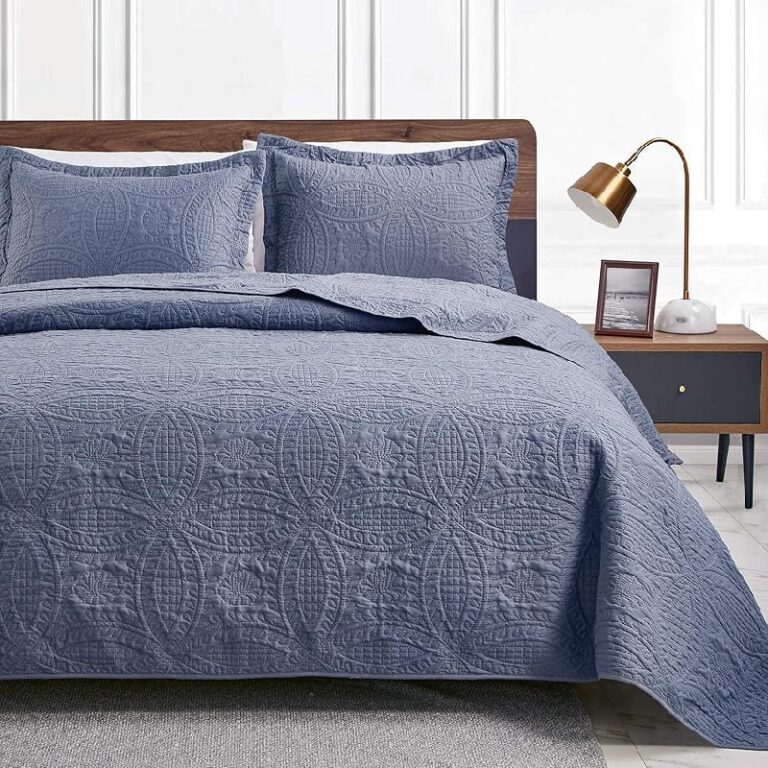 Love’s cabin Quilt Set Blue Up to 15% Off Deal