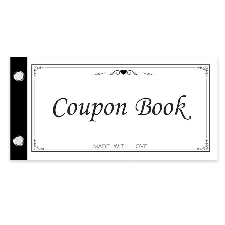 50 Pack Blank Coupon Book up to 10% Off Deal