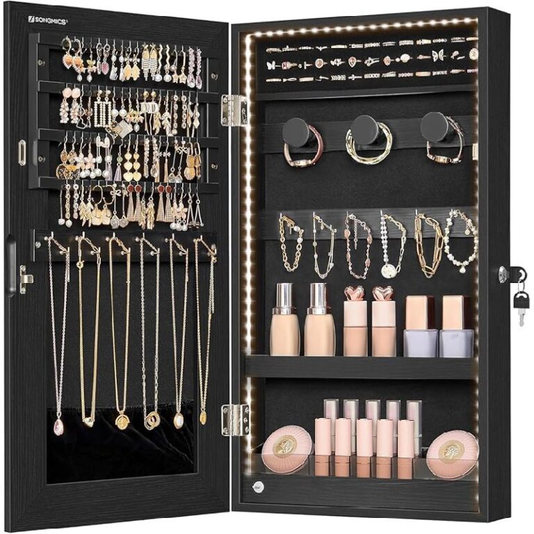 SONGMICS Mirror Jewelry Cabinet up to 8% Off Deal