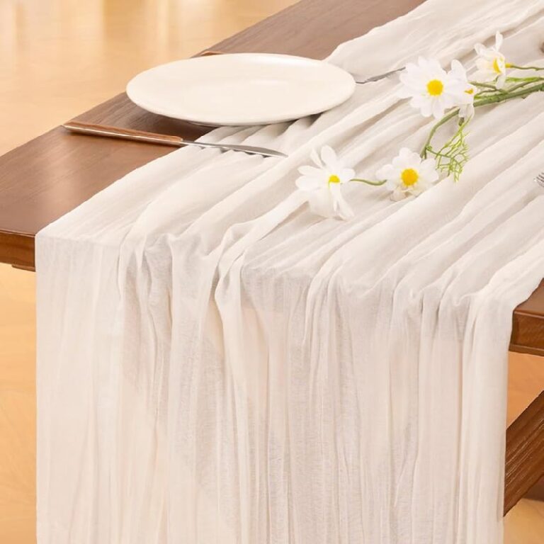 Socomi Ivory White Easter Table Runner up to 20% Off Deal