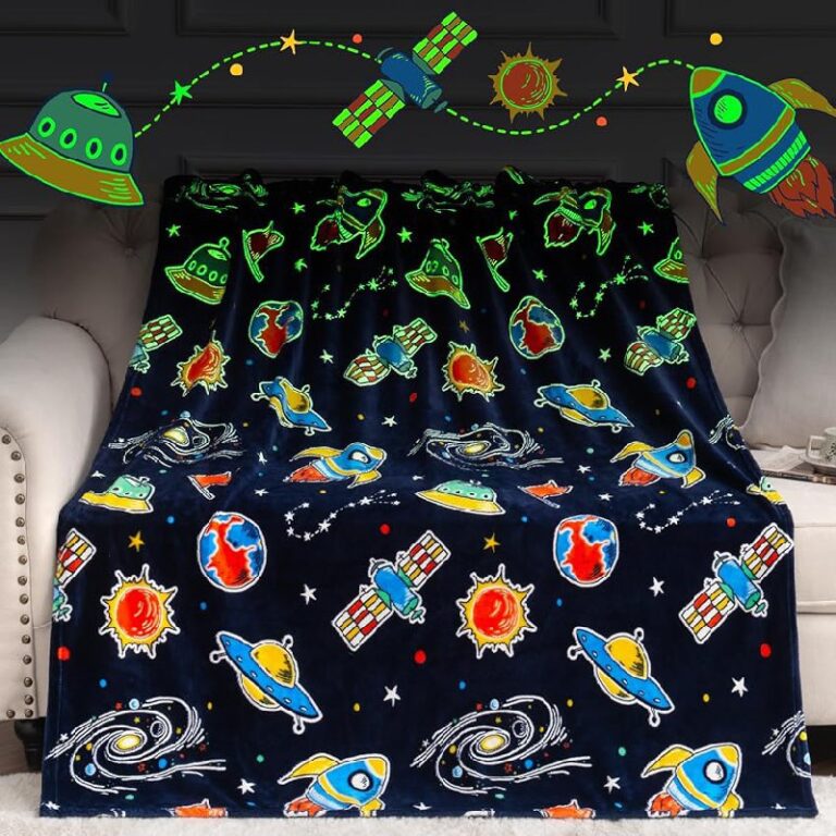 Glow in The Dark Galaxy Blanket up to 50% Off Deal