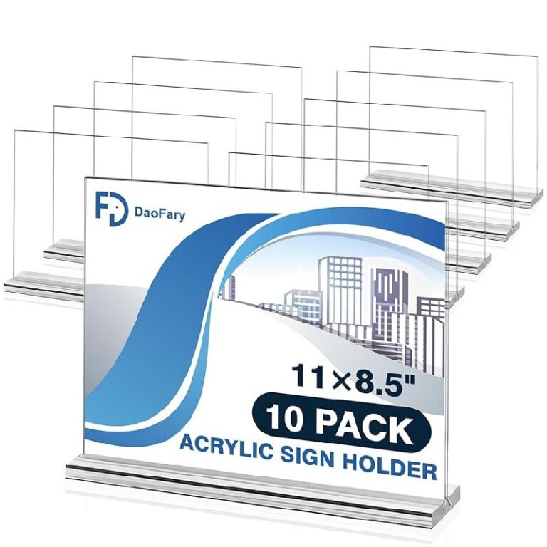 10 Pack Acrylic Sign Holders up to 30% Off Deal