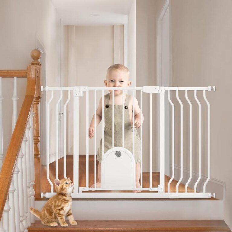 Baby Gate with Cat Door up to 27% Off Deal