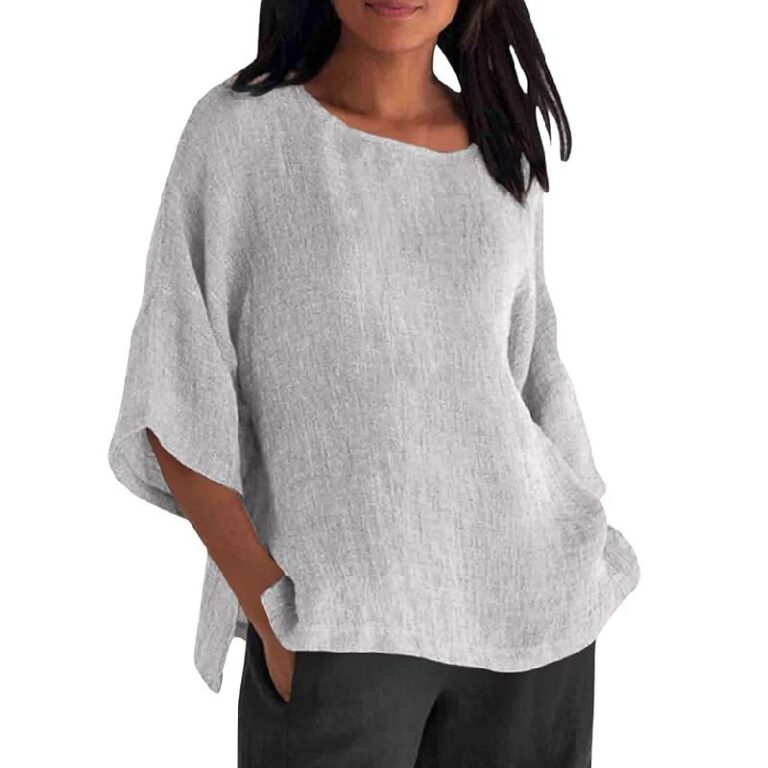 QANSI Linen Shirts for Women up to 25% off Deal