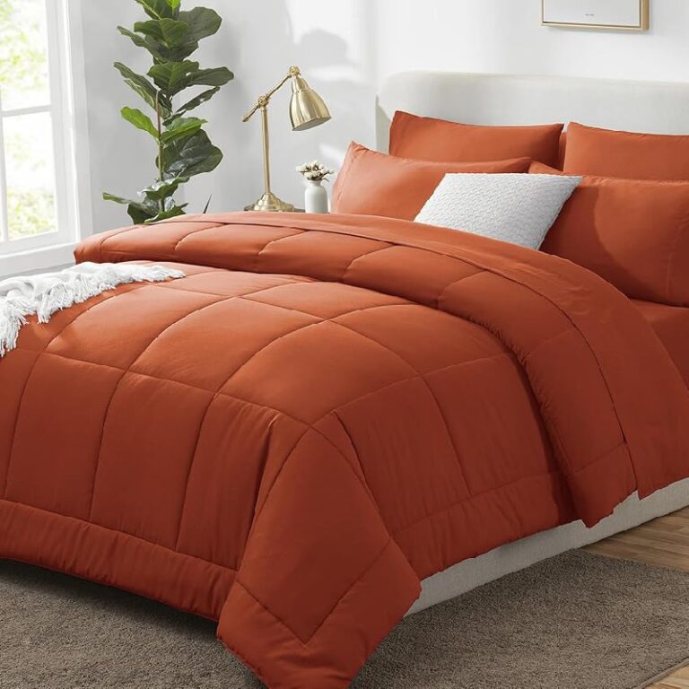 CozyLux Burnt Orange Comforter: Up to 16% Off Deal